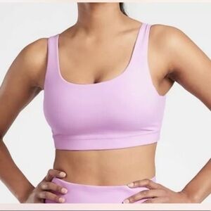 NWOT Athleta Exhale Bra Powervita Medium Opaque‎ Lilac 3X